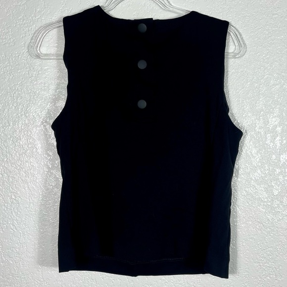 Cabi split neck black top sz. M - Picture 4 of 8